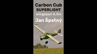 Carbon Cub SUPERLIGHT BADAN  JAN SPATNY stol rcplane aviationcz [upl. by Bunni]