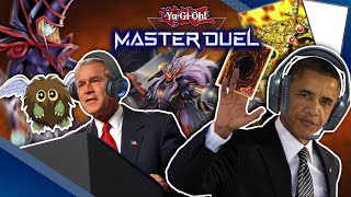 US Presidents Play Master Duel Blackwings VS Dark Magician  Prelude to the Duelist Kingdom [upl. by Ferwerda]