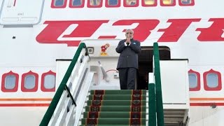 Narendra Modi arrives in Ashgabat Turkmenistan [upl. by Blane]