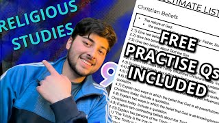 How to get a 9 in GCSE Religious Studies with resources [upl. by Rica]