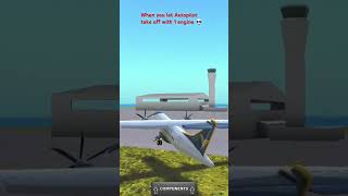 Plen go kaboom 🤯 💥 🤣 turbopropfs turbopropflightsimulator planecrash [upl. by Mishaan630]