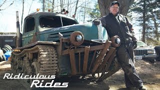 Man Builds ‘Tankenstein’ from WW2 Tank  RIDICULOUS RIDES [upl. by Nnylireg]