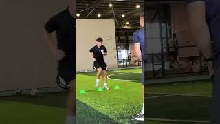 Mastering the First Touch 1on1 Football Training Session ⚽️ FootballTraining FirstTouch [upl. by Assela]