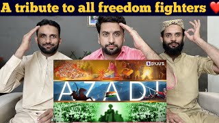 Azadi  A Tribute To India’s Great Freedom Fighters  Narrated by Annu Kapoor PAKISTANI REACTION [upl. by Bisset72]