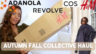 HUGE AUTUMN FALL COLLECTIVE TRY ON HAUL  REVOLVE HAUL  ADANOLA HAUL  HampM HAUL amp MORE [upl. by Hnim182]