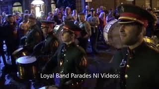 Castlederg Young Loyalists FB Finish Of Their Own Parade 2021Full Clip [upl. by Karil]