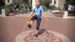 THE WORLD CHAMPION OF HACKY SACK Insane World Record [upl. by Akeit]