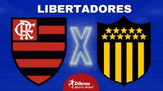 FLAMENGO X PEÑAROL AO VIVO LIBERTADORES DIRETO DO MARACANÃ  QUARTAS DE FINAL  NARRAÇÃO [upl. by Atinra]