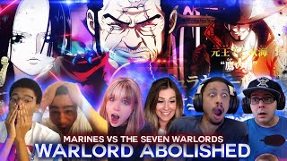 Warlord Abolished  Marines Vs The Seven Warlords  Reaction Mashup [upl. by Weixel]