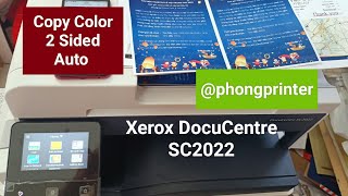 Fuji Xerox Color DocuCentre SC2022 test 4  404 Not Found printer shorts [upl. by Itsirc]