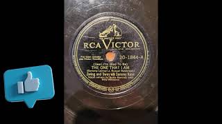 78 RPM  Sammy Kaye  The One That I Am [upl. by Gromme]