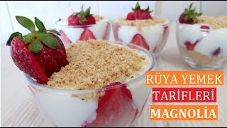 Magnolia Tarifi  Sütlü tatlılar  Yemek Tarifleri  Magnolia Puding Tarifi [upl. by Wengert213]