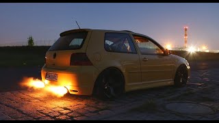 VW Golf mk4 R32 Insane Loud Exhaust Sound [upl. by Attenov]