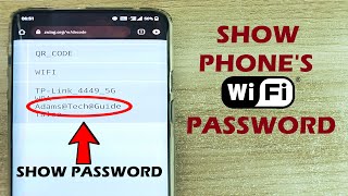 How to find the wifi Password of your Phone  Decode the wifi QR Code and get the wifi Password [upl. by Ihcur]