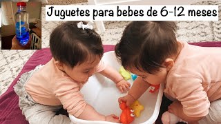 ACTIVIDADES PARA BEBES DE 612 MESES  ESTIMULACIÓN TEMPRANA DEL BEBÉ  MONTESSORI [upl. by Lilac902]