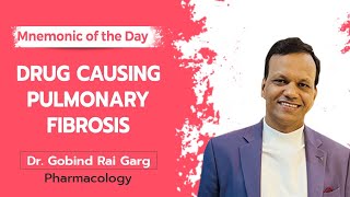 Mnemonic of the Day Drug Causing Pulmonary Fibrosis  Dr Gobind Rai Garg  Pharmacology [upl. by Sivrat]