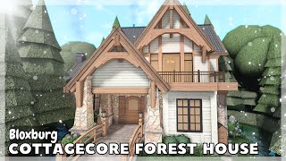 BLOXBURG Cottagecore Forest Home Speedbuild  Roblox House Build [upl. by Apthorp159]