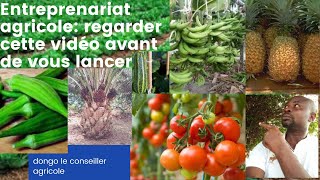 ENTREPRENARIAT AGRICOLE10 conseils pour devenir VITE millionnaire [upl. by Thilda]