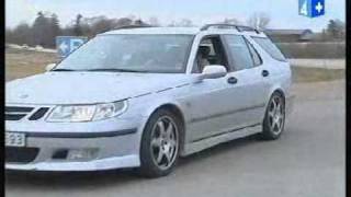 Volvo v70R Vs Saab 95 Hirschavi [upl. by Zaragoza]