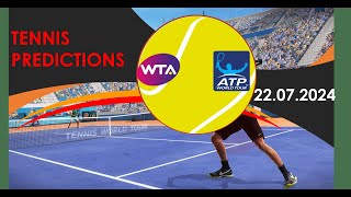 Tennis Predictions TodayATP AtlantaATP KitzbuhelATP UmagWTA PragueWTA IasiTennis Betting Tips [upl. by Orthman]