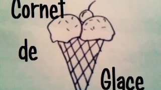 Dessiner un cornet de glace [upl. by Yemac]