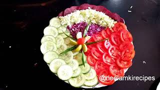 very simple Salad Decoration Ideas For lunchneelamkirecipes 🍅🍅93🍅🍅 [upl. by Andi474]