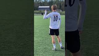 This Swedish Players Is A Master Of LongBall Skills Football Fotboll [upl. by Rednave]