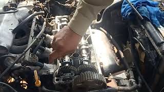 how to Toyota Corolla engine timing 5A [upl. by Siegel]