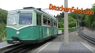 Drachenfelsbahn  Komplette Zugfahrt [upl. by Asillim]