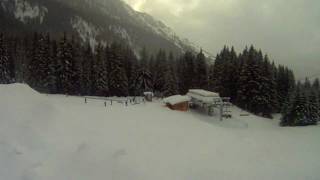 One day in Les Carroz new skiing experience [upl. by Bradford]