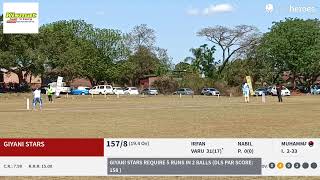 Live Cricket Match  GIYANI STARS vs KHOTA SUPERGIANTS  06Oct24 0910 AM 20 overs  VPL Venda Pr [upl. by Elleahcim739]