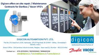 DIGICON offers on site repairMaintenance Contracts for DanfossVacon VFD’s  AMC  DIGICON [upl. by Roby]