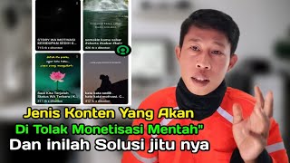 SOLUSI DI TOLAK MONETISASI‼️ [upl. by Eimmij868]