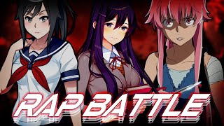 【RAP BATTLE】 The Yandere Rap Battle Part 1 [upl. by Sidky]