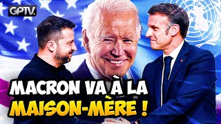 MACRON VA PRENDRE SES ORDRES AU SOMMET DE L’OTAN À WASHINGTON   GPTV [upl. by Ynoyrb619]