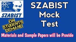 SZABIST Mock Test  SZABIST Entry Test Preparation SZABIST Past Papers SZABIST [upl. by Zosi239]