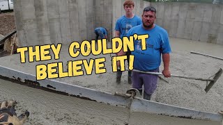 Concrete Crisis How We Saved a Floor Pour Gone Wrong [upl. by Enoch]