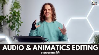 Storyboard Pro 24  Audio amp Animatics Editing [upl. by Ahaelam]