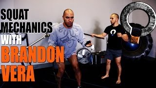 MMA Training Sessions  Squat Exercise Technique with UFC fighter Brandon Vera [upl. by Davidson]