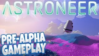 Astroneer  Death By WEATHER  Cave Exploring amp Base Building  Astroneer Gameplay Part 1 PC [upl. by Lorelei]