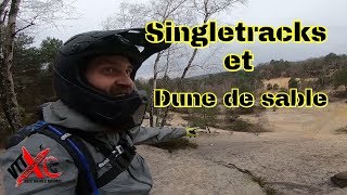 Singletracks et Dunes de sable en VTT [upl. by Proudman]