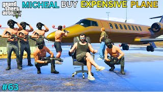 MICHEAL BUY LUXURY EXPENSIVE PLANE  GTA 5 GAMEPLAY 63 [upl. by Narayan]