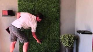 Artificial Boxwood Sheet Demonstration Part 1 [upl. by Aehr]