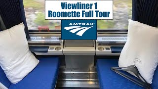 Amtraks Viewliner I Roomette  FULL Roomette Tour  How to Set Up the Beds  Sleepcar Room Tour [upl. by Enetsuj]