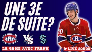 Canadiens VS Kraken 29 octobre 2024 LIVE [upl. by Aehsat]