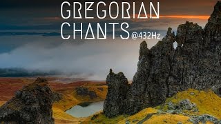 Gregorian Chants at 432Hz  3 Hours of Healing Music [upl. by Erina]