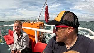 A Boat Trip Exploring the Jurassic Coast Smedmore Caravan site in Kimmeridge Bay Dorset [upl. by Henrion]