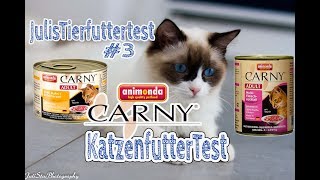 Katzenfutter ANIMONDA CARNY ADULT im Test  Nassfutter für Katzen  Review  JulisTierfuttertest 3 [upl. by Whitford203]