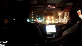 FDNY HD  Ride Along with the Battalion 9 to an Automatic Alarm [upl. by Rugen386]