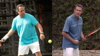 Norm Macdonald amp Jon Lovitz Legendary Tennis Game [upl. by Ydaj]